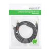 Kabeļa audio kabelis 3,5 mm mini domkrats - 2 vīriešu 25 cm pelēks