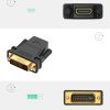 HDMI spraudņa adapteris - DVI vīrietis FHD 60Hz melns