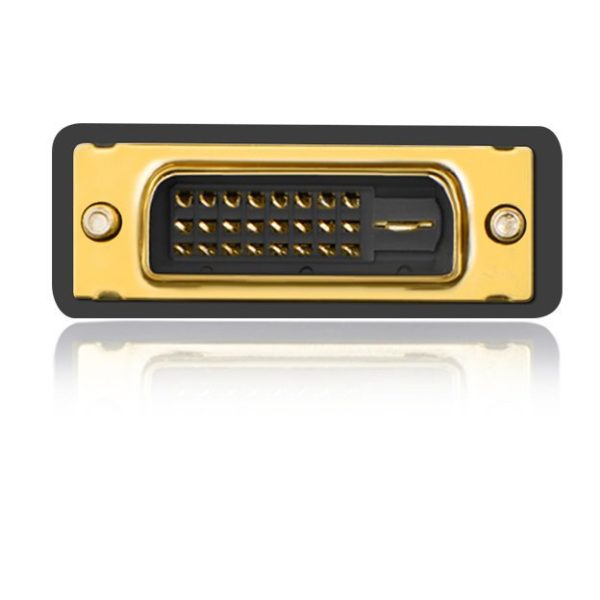 HDMI spraudņa adapteris - DVI vīrietis FHD 60Hz melns