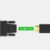 HDMI spraudņa adapteris - DVI vīrietis FHD 60Hz melns