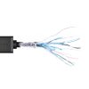 Adaptera adapteris HDMI sieviete - Mini HDMI vīrieši 4K 60Hz Hec Arc 22cm melns