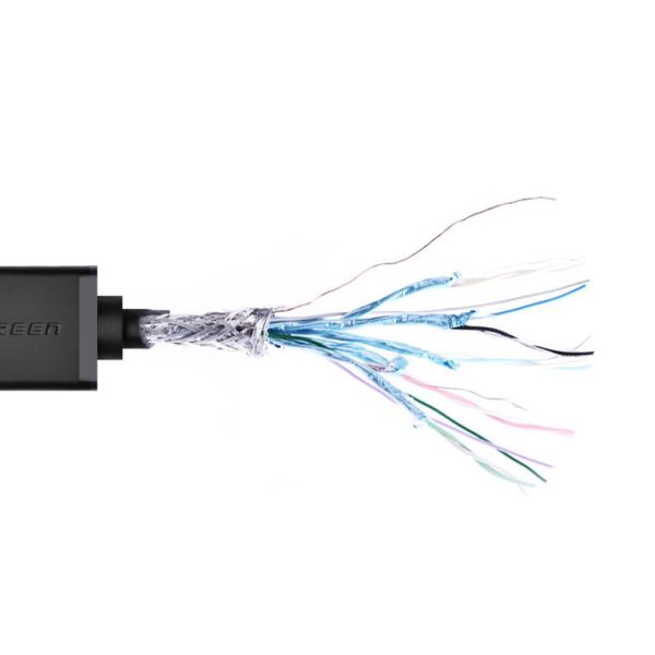 Adaptera adapteris HDMI sieviete - Mini HDMI vīrieši 4K 60Hz Hec Arc 22cm melns