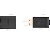 Adaptera adapteris HDMI sieviete - Mini HDMI vīrieši 4K 60Hz Hec Arc 22cm melns