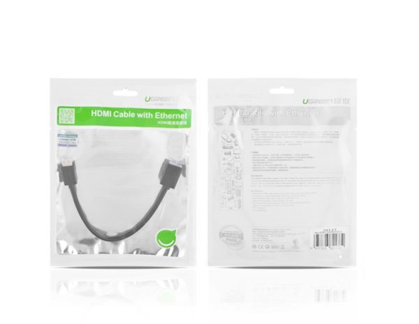 Adaptera adapteris HDMI sieviete - Mini HDMI vīrieši 4K 60Hz Hec Arc 22cm melns