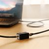 Ethernet RJ45 10Gbps melna kabeļa tīkla savienotāja savienotājs
