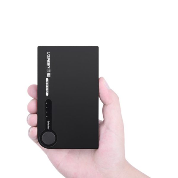 Splitter slēdzis HDMI sadalītājs - 3x HDMI 3d 4k melns