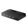 Splitter slēdzis HDMI sadalītājs - 3x HDMI 3d 4k melns