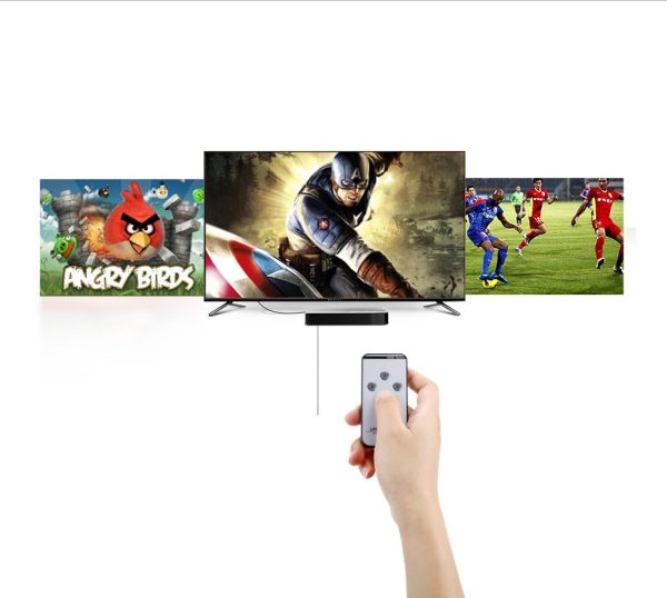 Splitter slēdzis HDMI sadalītājs - 3x HDMI 3d 4k melns