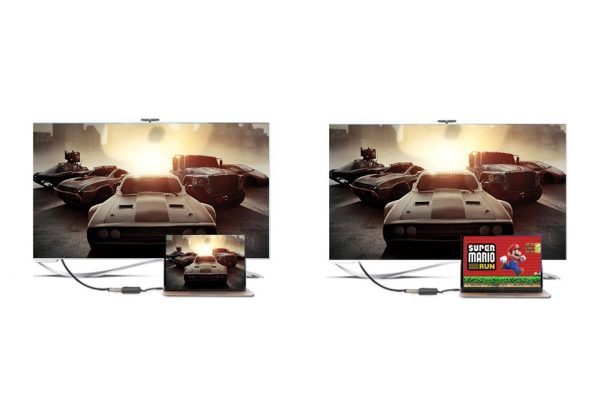 Adaptera adaptera kabelis ar vīriešu HDMI VGA sieviešu FHD melnā krāsā