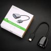 Adaptera adaptera kabelis ar vīriešu HDMI VGA sieviešu FHD melnā krāsā