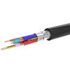 Adaptera adaptera kabelis ar vīriešu HDMI VGA sieviešu FHD melnā krāsā