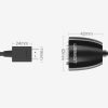 Adaptera adaptera kabelis ar vīriešu HDMI VGA sieviešu FHD melnā krāsā