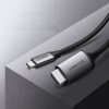 HDMI kabeļa kabelis-USB-C 4K 60Hz 1,5m melns un pelēks