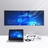HDMI kabeļa kabelis-USB-C 4K 60Hz 1,5m melns un pelēks