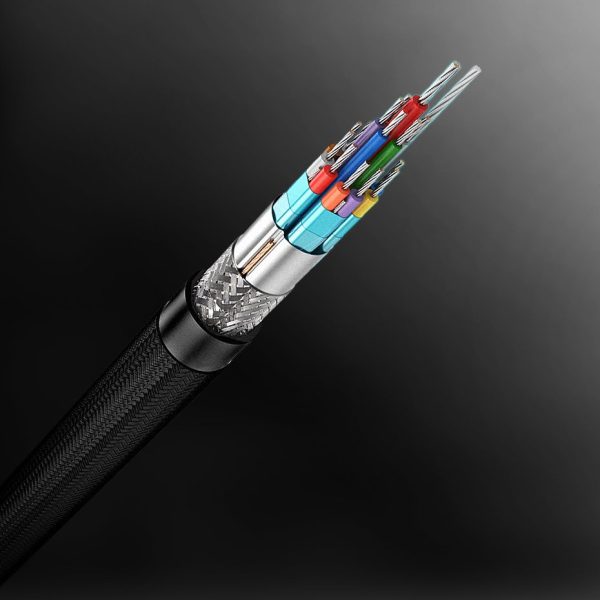 HDMI kabeļa kabelis-USB-C 4K 60Hz 1,5m melns un pelēks