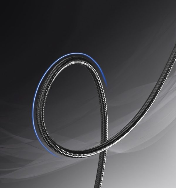 HDMI kabeļa kabelis-USB-C 4K 60Hz 1,5m melns un pelēks