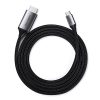 HDMI kabeļa kabelis-USB-C 4K 60Hz 1,5m melns un pelēks