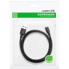 USB kabeļa kabelis - Micro USB 2,4A 480Mbps 1,5m melns