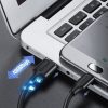 USB kabeļa kabelis - Micro USB 2,4A 480Mbps 1,5m melns