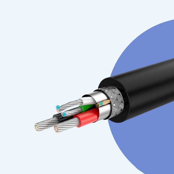 USB kabeļa kabelis - Micro USB 2,4A 480Mbps 1,5m melns