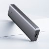 HUB USB-C rajons-4X USB 3.2 ar USB-C pelēkās barošanas ostu