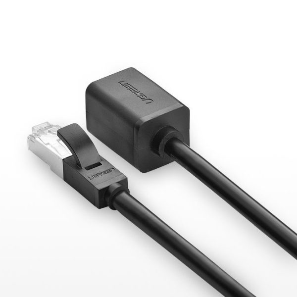 FTP Ethernet RJ45 Cat 6 1000 Mb / s 3m melns pagarinājuma kabeļa pagarinājuma kabelis