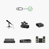 Audio kabeļa pagarinājuma kabelis XLR 3M melnajam mikrofonam
