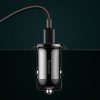 Graudu pro 2x USB 4,8A graudu karaktera melns