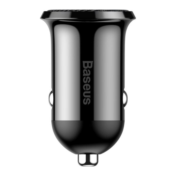 Graudu pro 2x USB 4,8A graudu karaktera melns