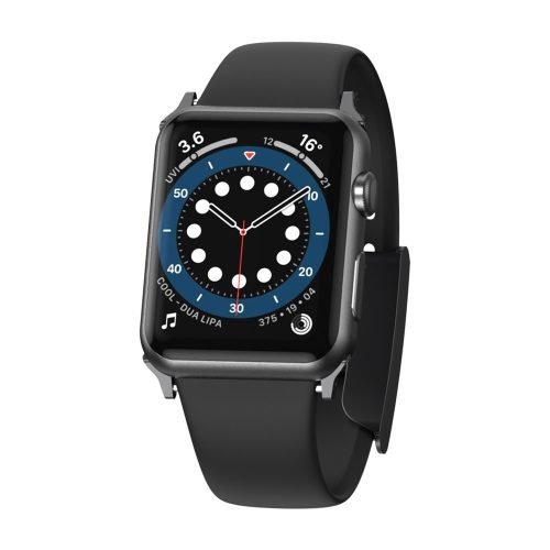 Jostas joslas rokassprādze Apple Watch 3/4/5/6/SE 38-40mm Slip-thru melna