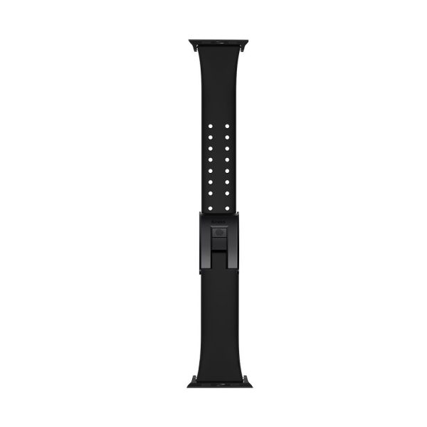 Jostas joslas rokassprādze Apple Watch 3/4/5/6/SE 38-40mm Slip-thru melna