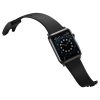 Jostas joslas rokassprādze Apple Watch 3/4/5/6/SE 38-40mm Slip-thru melna