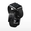 Jostas joslas rokassprādze Apple Watch 3/4/5/6/SE 38-40mm Slip-thru melna