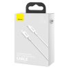 Kabelis Kabelis iPhone USB tipam C - zibens barošanas piegāde 20 W 1m White White