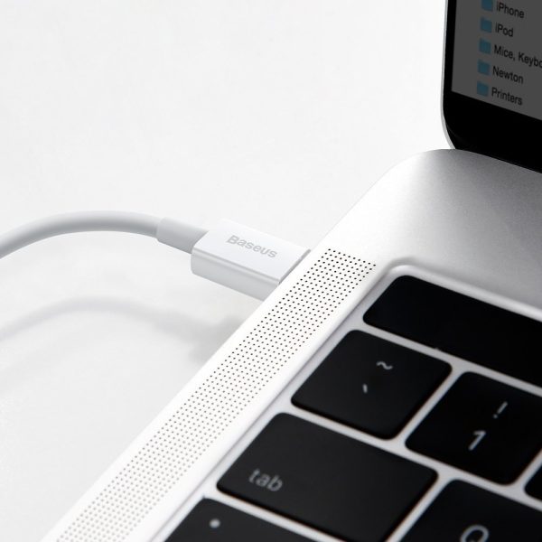 Kabelis Kabelis iPhone USB tipam C - zibens barošanas piegāde 20 W 1m White White