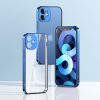 Īpaši plāni caurspīdīgs korpuss ar metālisku iPhone 12 Pro melno rāmi