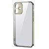 Īpaši plāni caurspīdīgs korpuss ar metālisku iPhone 12 Pro zelta rāmi