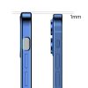 Īpaši plāni caurspīdīgs korpuss ar metālisku iPhone 12 Pro Max Golden rāmi