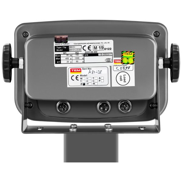 Platformas svara rūpnieciskā saskarne RS232 150 kg / 50 g LCD M legalizācija