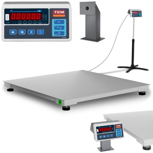 Platformas svara rūpnieciskā saskarne RS232 1500 kg / 500 g LED m legalizācija