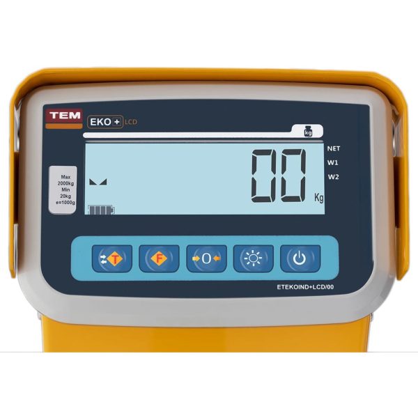 Paletes ratiņi ar svaru līdz 2000 kg iekrāvēja 1150 mm LCD