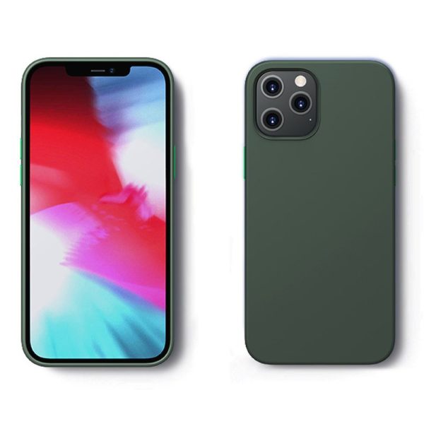 Aizsardzības korpuss iPhone 12 Pro Max Color Series Green