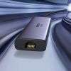 7in1 daudzfunkcionāls USB-C HUB-2X USB HDMI 4K SD karšu lasītājs un TF USB-C RJ45 1Gbps pelēks