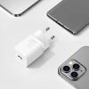 Super Fast Si 1C USB-C 30W PD QC White Network Charger