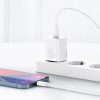 Super Fast Si 1C USB-C 30W PD QC White Network Charger