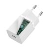 Super Fast Si 1C USB-C 30W PD QC White Network Charger