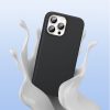 Gumijas elastīgs silikona korpuss iPhone 13 Pro melns korpuss