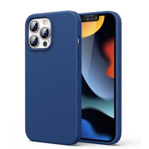 Gumijas elastīgs silikona korpuss iPhone 13 Pro Blue