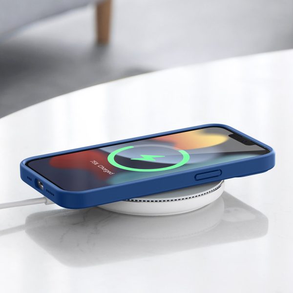 Gumijas elastīgs silikona korpuss iPhone 13 Pro Blue