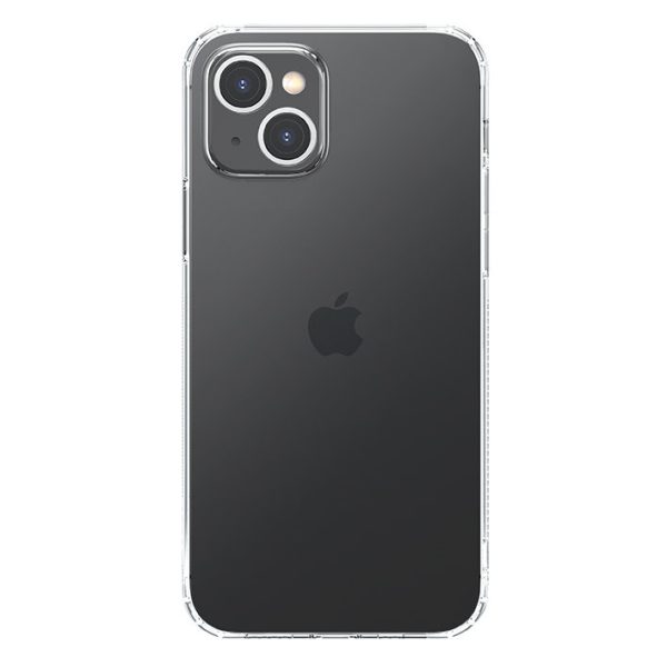 Gadījuma gadījums iPhone 13 Pro gel caurspīdīgam korpusam
